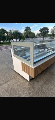 Vitrine expositora para gelateria - Kate 24 sabores
