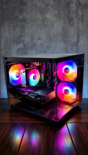 PC GAMER RYZEN 5 5500 16GB DDR4 RX 580 8GB SSD NVME 256 Com NF e Garantia