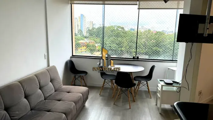 Flat mobiliado para locação no Morumbi | 1 dormitório | 1 vaga | Excelente custo-benefício