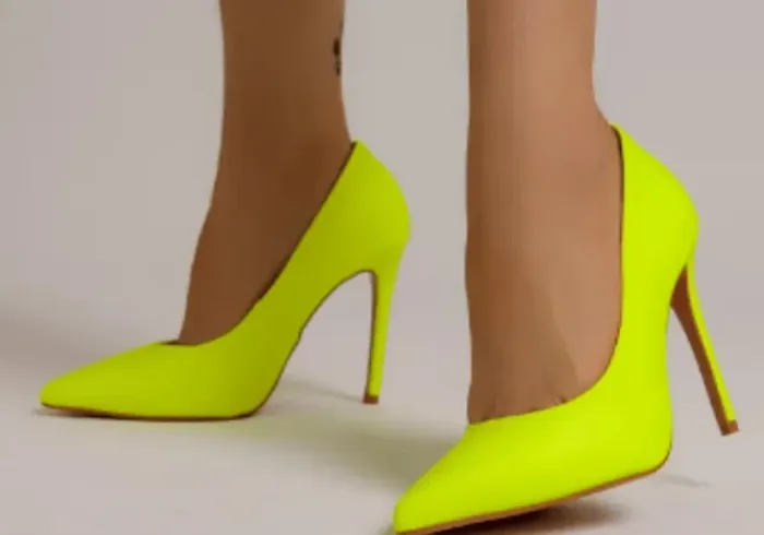 Scarpin 36 neon