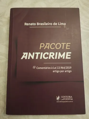 Livro Pacote Anticrime - Renato Brasileiro