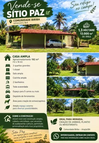 Sitio em Araças
