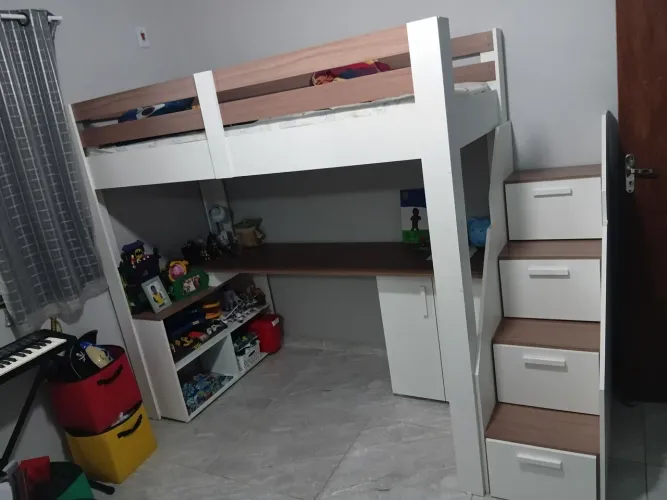 Cama office multifuncional Solteiro