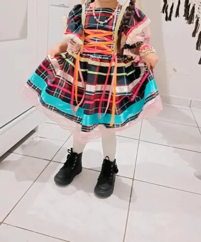 Vestido junino infantil menina