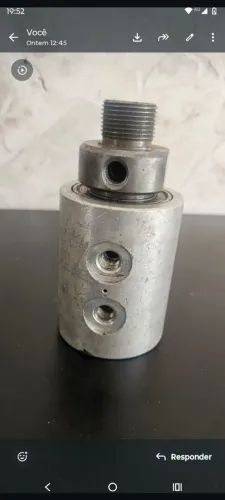rotorcil duplo, válvula giratória dupla