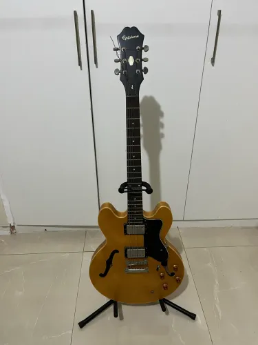 Guitarra Epiphone Dot ES 335 Semi Acústica Natural