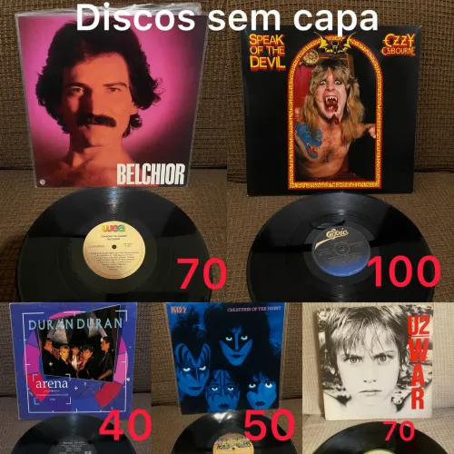 Lp discos vinil sem capa
