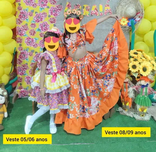 Locação de Vestido Junino Infantil