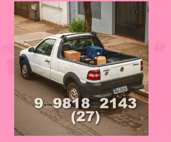 Frete em Centro Vila Velha Jardim America Itapoã Soteco Praia da Costa Ibes Santa Inês
