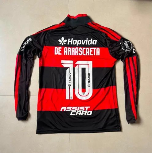 Camisa Flamengo Arrascaeta de Jogo autografada pelo craque