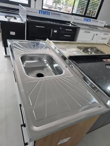 PIA INOX 120CM R$ 184,99 - ( FALAR COM LUCÍRIA )