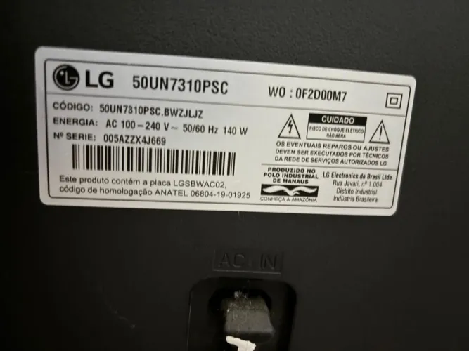 Smart tv 50 polegadas LG