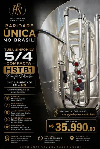 TUBA SINFÔNICA HS TB1 EXCLUSIVA