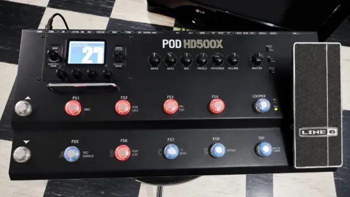 Pedaleira Line 6 Pod Hd500x Com Full Pack E Bag Luxo (Usado)