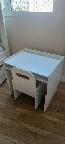 Conjunto Mesa Infantil com Cadeira e Regulagem de Altura