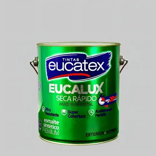 Eucalux Seca Rapido (eucatex) 3,6lt Cinza Medio