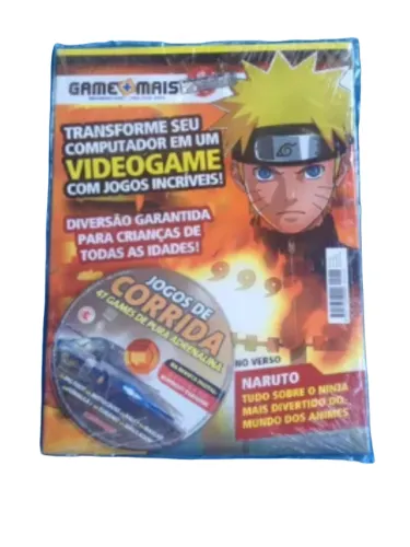 cd de jogos game + mais jogos de corrida naruto l21
