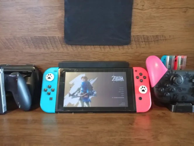 Nintendo switch Desbloqueado Kit Completo!