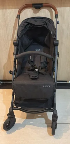 Carrinho De Bebê Lucca Cor Preto Infanti