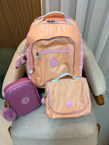 KIT KIPLING (MALA DE RODINHAS, LANCHEIRA E ESTOJO)