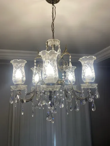 Lustre Candelabro Cristal Maria Teresa
