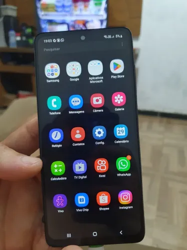 Smartphone Samsung A51, 128gb e 4 de Ram