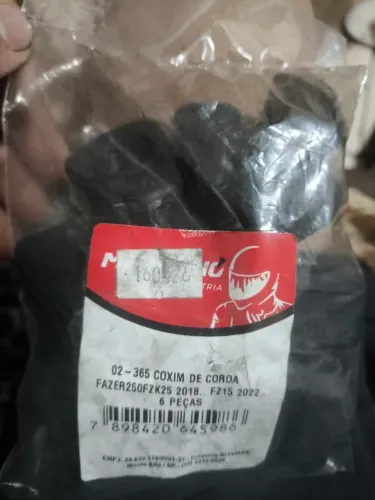 Coxim de coroa fazer 250 fzk25 2018... Fz15 2022