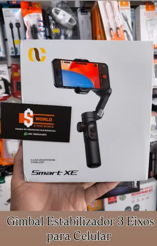 Gimbal estabilizador 3 eixos para celular - Store World