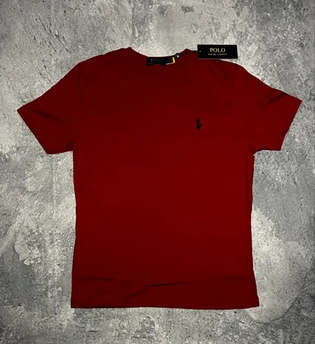 Camiseta Ralph Lauren Slim Fit - Vermelha