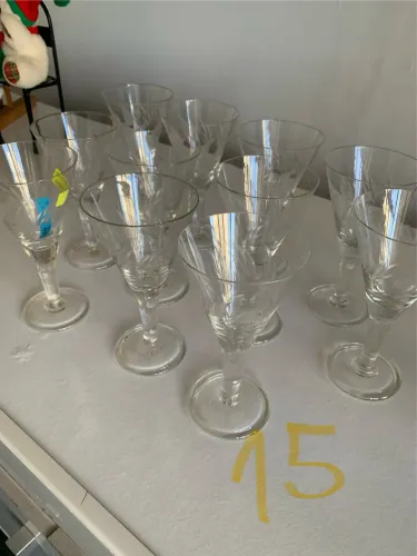 Taças de cristal para coquetel 