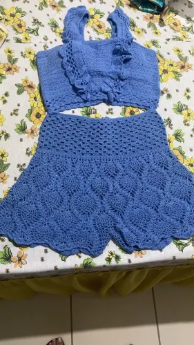 Conjunto crochê 