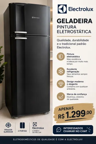 Geladeira 2 portas 1299,00