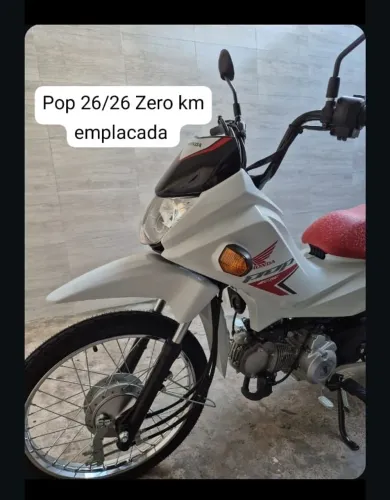 Vende-se uma pop 110 es zero km emplacada