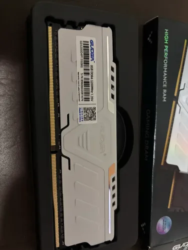 Memória ram 8gb ddr4 3200mhz branco