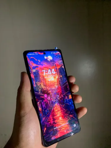 S20 FE 5G na caixa