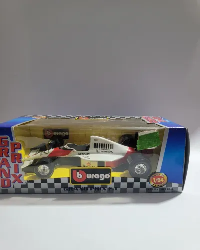 Miniatura 1:24 fórmula 1 Ayrton Senna raríssima burago 