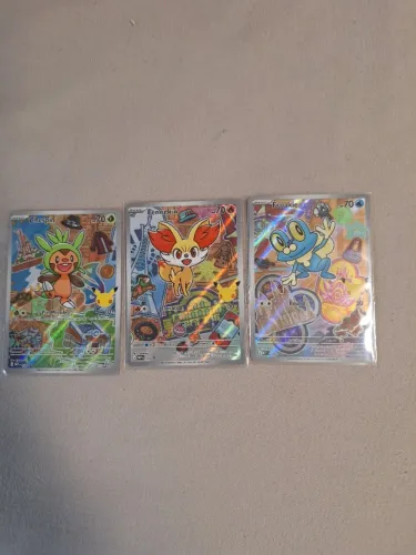 Carta pokemon - Trio de kalos em inglês parceiros iniciais