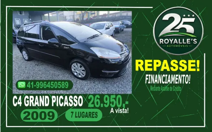 Citroen C4 Picasso Grand 2.0 16V 143cv AUT 2009