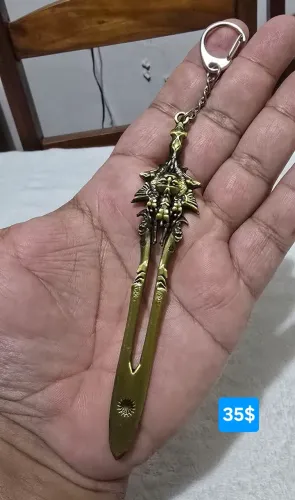 Chaveiro Espada de Zeus em God Of War de metal