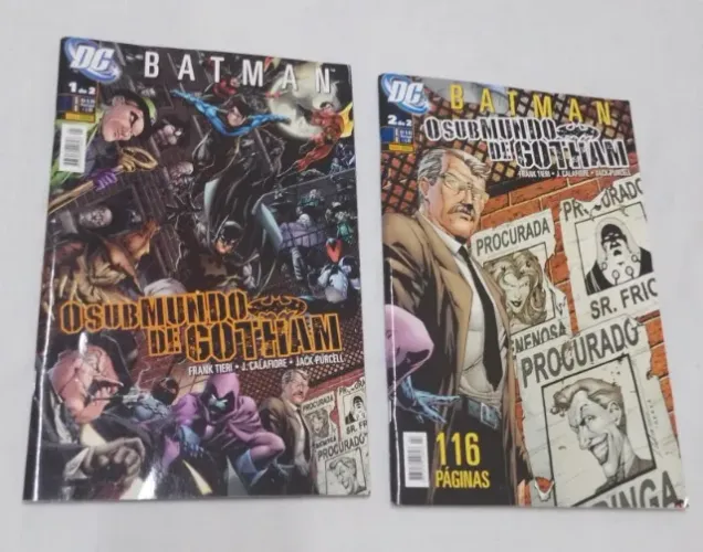 Gibi Batman - O Submundo De Gotham - 2 Gibis - Panini Comics ( 9309 )