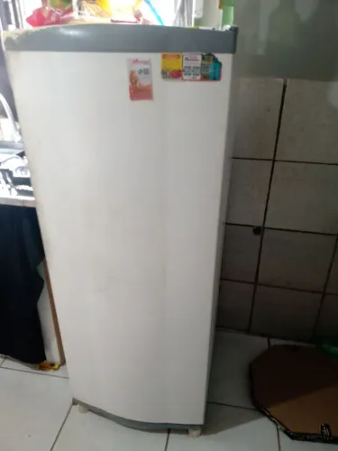 Por motivo de viagem, tô vendendo minha geleira, chama que dá negócio, 300 pra levar.