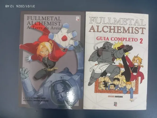 Fullmetal Alchemist Livro A terra da areia e guia 2