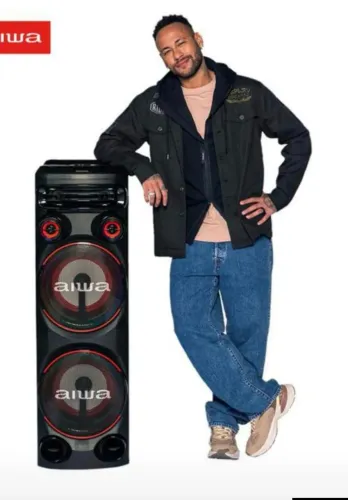 Caixa de som Aiwa nova lacrada