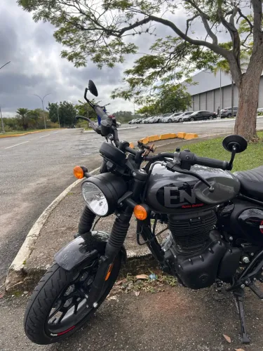 Retrovisor ponta de guidão Hunter/Meteor Classic 350