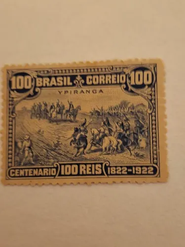 Antiguidade Selo Grito do Ipiranga 1922