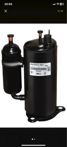 Compressor rotativo 12000btus para ar condicionado, na caixa novo