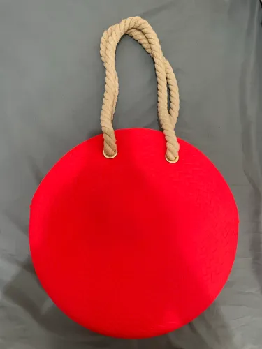 Bolsa de praia laranja 