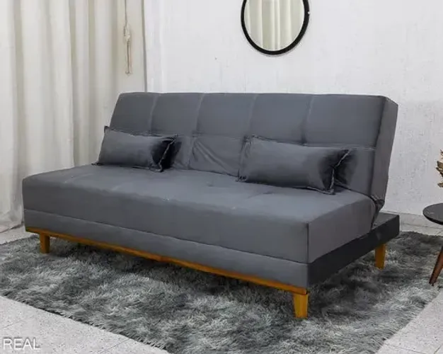 Sofá 3 Lugares e Cama para 2 Pessoas ? Aurora Grafite