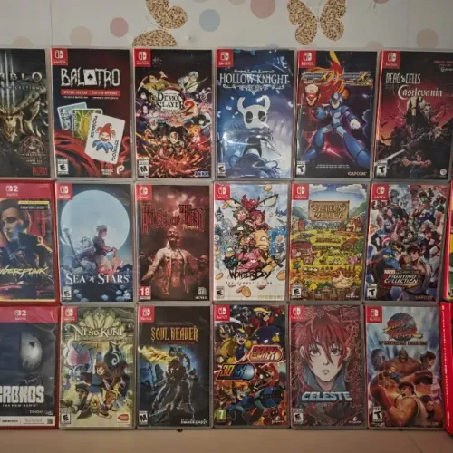 Coleção de jogos Nintendo Switch