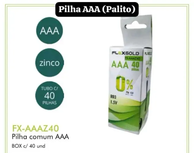 Pilha AAA(Palito)